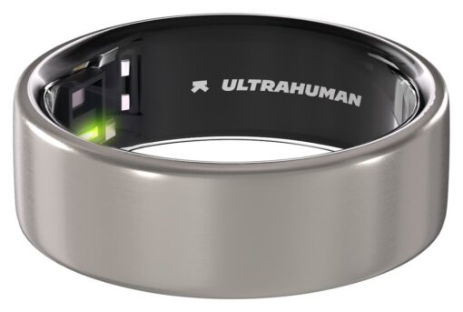 Ultrahuman Ring AIR Bluetooth Smart Ring Raw Titanium - 8