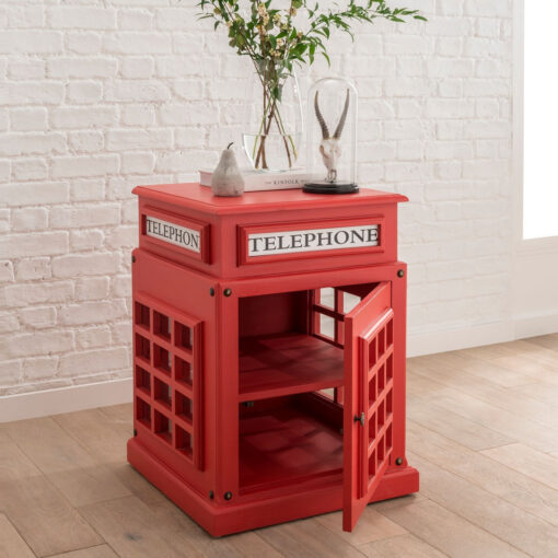 Unique Red Side Table