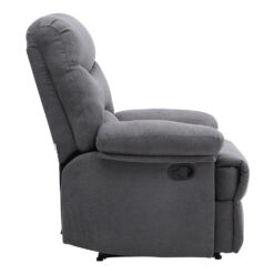 Velvet Manual Swivel Recliner