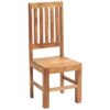 Verty Furniture - Dakota Light Mango Slat Back Dining Chair ( a Pair ) - Light Wood