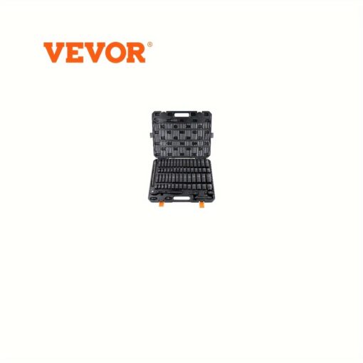 Vevor 1/2" Drive Impact Socket Set, 65 Piece Socket Set Sae 3/8" To 1-1/4" And Metric 10-24mm, 6 Point Alloy Steel For Auto Repair, Construction,