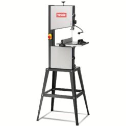 Vevor Saw Stand, 10-, 560 & 1100 Rpm Two- Benchtop Bandsaw, 370w 0.5hp Metal Stand And Miter , For Woodworking Aluminum Plastic