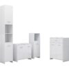 Vidaxl - 4 Piece Bathroom Furniture Set High Gloss White