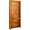 Vidaxl - 6-Tier Bookcase 80x22.5x180 cm Solid Oak Wood