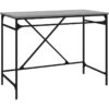 Vidaxl - Desk Grey Sonoma 100x50x75 cm Engineered Wood and Iron