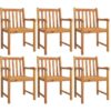 Vidaxl - Garden Chairs 6 pcs 56x55.5x90 cm Solid Wood Acacia