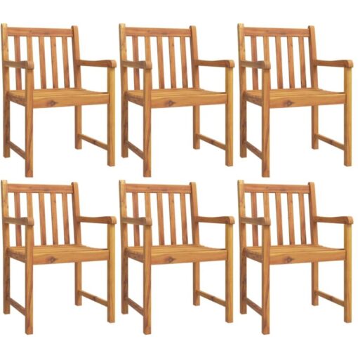 Vidaxl - Garden Chairs 6 pcs 56x55.5x90 cm Solid Wood Acacia