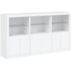 Vidaxl - Sideboard with led Lights White 181.5x37x100 cm