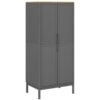 Vidaxl - Wardrobe floro Grey 77x53x171 cm Solid Wood Pine