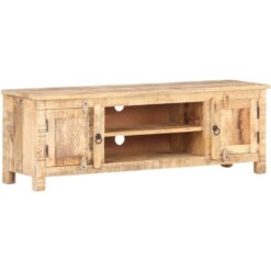 Vidaxl - tv Cabinet 120x30x40 cm Rough Mango Wood