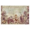 Vintage Floral Wood Pattern 3.2m x 4.8m Textured Matte Peel & Stick Wall Mural