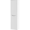 Wall Hung 2 Soft Close Door Tall Unit, 400mm - Satin White