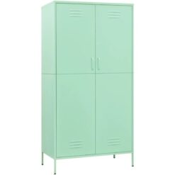 Wardrobe Mint 90x50x180 cm Steel Vidaxl