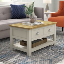 Wellington Painted 2 Drawer Coffee Table with Storage