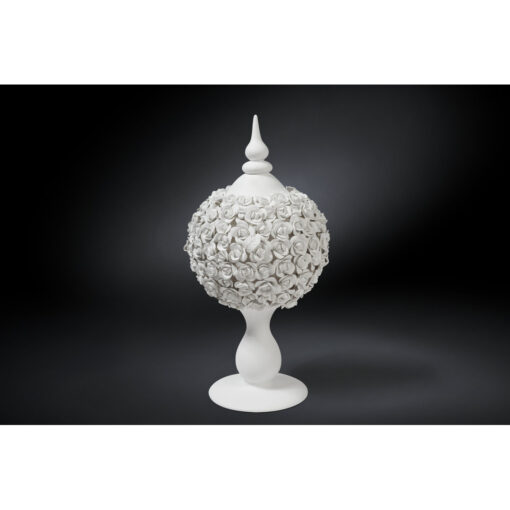 White 50Cm Ceramic Table Vase