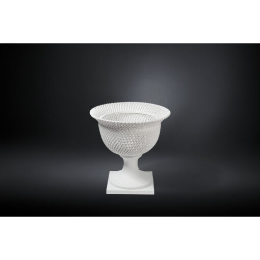 White 66Cm Ceramic Table Vase