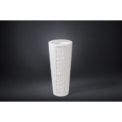 White 76.5Cm Ceramic Table Vase