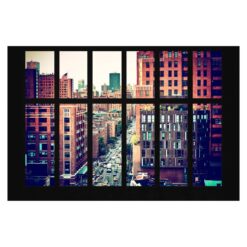 Window on New York II 3.2m x 4.8m Textured Matt Peel & Stick Wall Mural