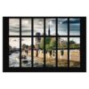 Window on Notre-Dame in Paris 3.2m x 4.8m Textured Matte Peel & Stick Wall Mural