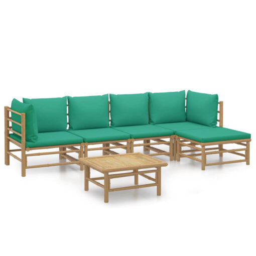 Witteride Bamboo Wicker Seating Group with Cushions