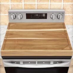 , Wood For Gas , Cooktop , Wooden Stovetop , Cutting Boards Groove, Sink ,