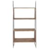 Wood and Metal Ladder Bookcase