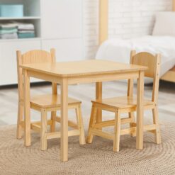 Wooden Kids Table And Set, And , Toddler Table And 2 Chairs Set For , Crafts, , , Kindergarten,