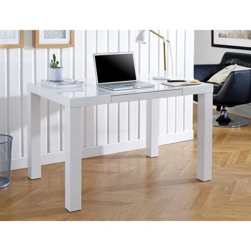 Wooton High Gloss Computer Desk - Modern Design Home Office