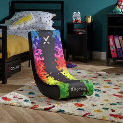 X Rocker Prism Video Rocker Junior Gaming Chair - Neon