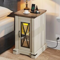 Xelsyo Bedside Table Charging Capabilities And