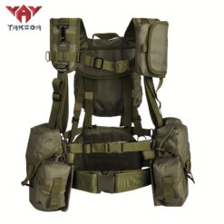 Yakeda Molle System Tactical Chest Rig - Outdoor Hunting Vest - Camouflage Tactical Backpack - Military - Pa (polyamide) Material - No Magnesium