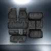 Yintatech 3d Tpe Car Floor Mat & Cargo Mat Full Cover Set For Model Y 7 Seater 2020- 2024 Non- Slip