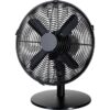 ZANUSSI ZNMDF1201MB 12" Desk Fan - Matt Black, Black