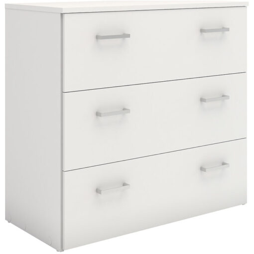 Zacon Chest Of 3 Drawers In White