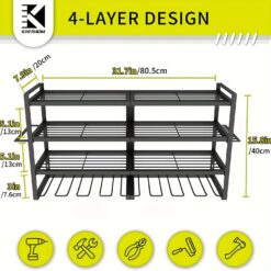 -duty 4- -mounted Tool Organizer Screwdriver, & - - Iron