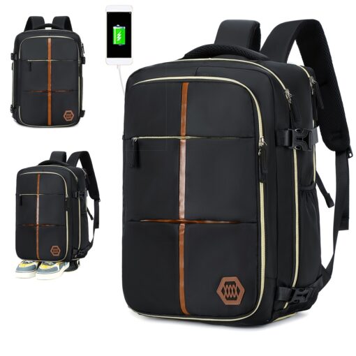 's Travel Backpack, Large 15.6- Laptop Bag, Shoe Compartment, , , Usb , Zip , Washable, , //