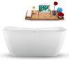 1500 mm x 790 mm Freestanding Roll Top Bathtub