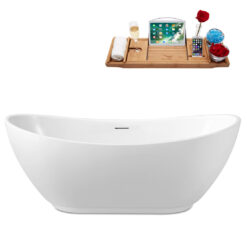 1580 mm x 720 mm Freestanding Bathtub