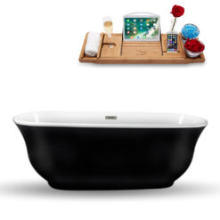 1699.2 mm x 779.8 mm Freestanding Roll Top Bathtub