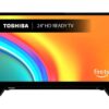 24" Toshiba Fire TV 24WF2F53DB Smart HD Ready HDR LED TV with Amazon Alexa, Black