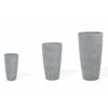 3 Piece Stone Plant Pot Set