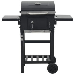 43cm Portable Charcoal Barbecue with Bottom Shelf