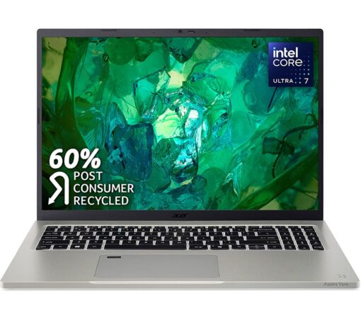 ACER Aspire Vero AV16-51P 16" Laptop - Intel®Core™ Ultra 7, 1 TB SSD, Grey, Silver/Grey