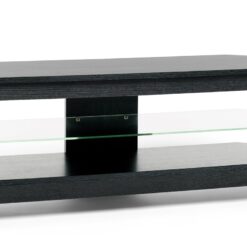 AVF Black Oak TV Stand With Glass Shelf Up To 55 Inch