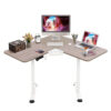 Anderegg 110cm Height Adjustable L-Shape Standing Desk