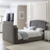 Argos Home Ella Kingsize TV Bed Frame - Grey