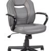 Argos Home Faux Leather Gaming Chair - Grey