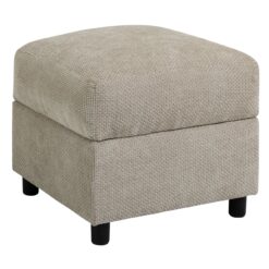 Argos Home Kacey Fabric Footstool - Stone