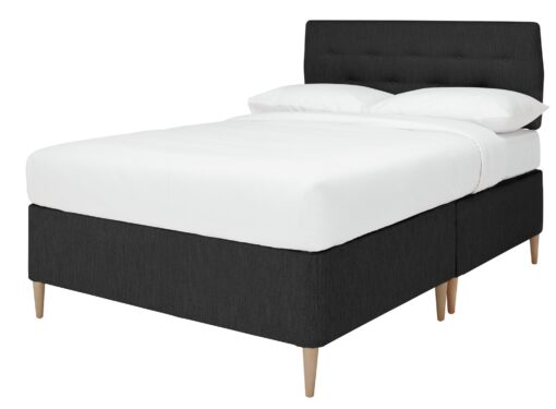 Argos Home Skandi Kingsize Divan Bed - Charcoal