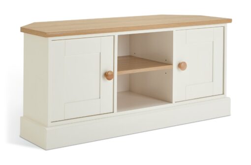 Argos Home Winchester 2 Door Corner TV Unit - White